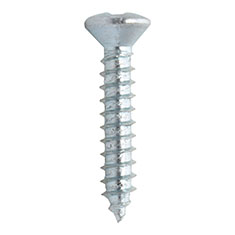 16 TORNILLOS PARA METAL 3/4PULGADA PLATA