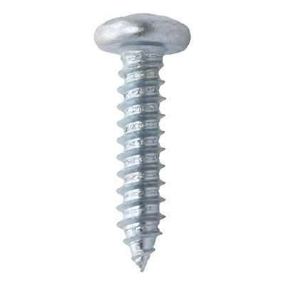 BOLSA DE 10 TORNILLOS PARA METAL 3/4 DE PULGADAS PLATA