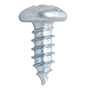 10 TORNILLOS PARA METAL 1/2 PULGADA PLATA