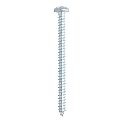 BOLSA DE 4 TORNILLOS PARA METAL 2-1/2 PULGADAS PLATA