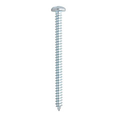 BOLSA DE 4 TORNILLOS PARA METAL 2-1/2 PULGADAS PLATA