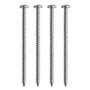 BOLSA DE 4 TORNILLOS DE METAL 3 PULGADAS PLATA