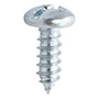 9 TORNILLOS PARA METAL 5/8PULGADAS PLATA 9 PIEZAS