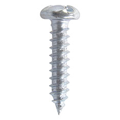 18 TORNILLOS PARA METAL 5/8PULGADA PLATA 1