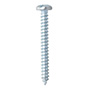 BOLSA DE 12 TORNILLOS PARA METAL 1-1/4 DE PULGADA PLATA 1