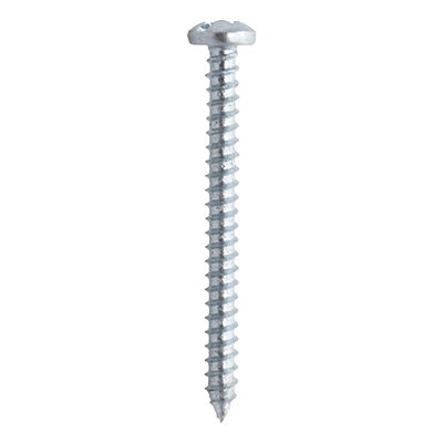 10 TORNILLOS PARA METAL 1-1/2PULGADAS PLATA