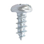 14 TORNILLOS PARA METAL 3/8PULGADA PLATA