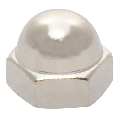 TUERCA CIEGA HILLMAN DE 1/4 DE PULGADA PLATA 3 PIEZAS