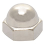 TUERCA CIEGA HILLMAN DE 1/4 DE PULGADA PLATA 3 PIEZAS