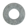 ARANDELA/RONDANA PLANA DE 1/4 DE PULGADA PLATA CON 16 PIEZAS