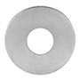 RONDANA PLANA DE 1/2 PULGADA PLATA 4 PIEZAS