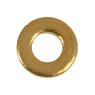 RONDANAS PLANAS 6S 1.4 CM DORADO 12 PIEZAS
