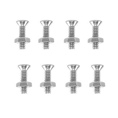 8 TORNILLOS PARA MÁQUINAS 3/4PULGADA PLATA
