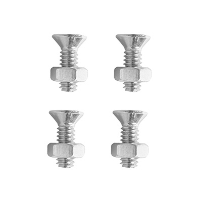 4 TORNILLOS PARA MÁQUINAS 3/4PULGADA PLATA