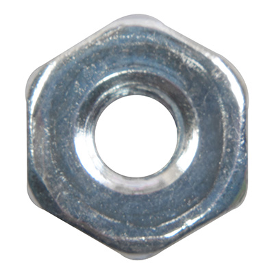 TUERCA HEXAGONAL .6 CM PLATA 24 PIEZAS