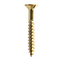 4 TORNILLOS PARA MARA 1 PULGADA DORADO