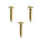3 TORNILLOS PARA MARA 3/4PULGADA DORADO