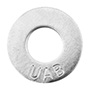 RONDANAS PLANAS DE 1/4 DE PULGADA PLATA 100 PIEZAS