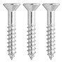 3 TORNILLOS PARA MARA 1 1/2 PULGADA PLATA