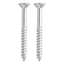 2 TORNILLOS PARA MARA 2 PULGADAS PLATA