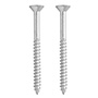 BOLSA DE 2 TORNILLOS PARA MADERA DE 2 1/2 PULGADA PLATA