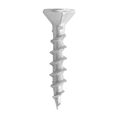 100 TORNILLOS PARA CUBIERTA 1 PULGADA PLATA