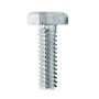 100 TORNILLOS CABEZA HEXAGONAL 1/4 X 3/4PULGADA PLATA