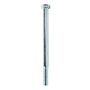 25 TORNILLOS CABEZA HEXAGONAL 1/2 X 7 PULGADAS PLATA