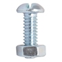 50 TORNILLOS PARA MÁQUINAS 3/4PULGADA PLATA