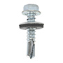 30 TORNILLOS AUTOPERFORANTE 12-14 X 1 PULGADA PLATA