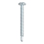 50 TORNILLOS AUTOPERFORANTE1 1/2 PULGADA PLATA