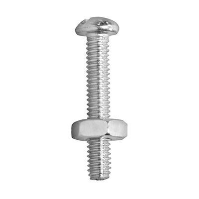 100 TORNILLOS PARA MÁQUINAS 1 PULGADA PLATA