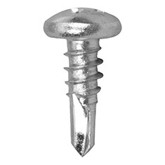 100 TORNILLOS AUTOPERFORANTE 8 X 1/2 PULGADAS PLATA