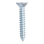 100 TORNILLOS PARA METAL 1 PULGADA PLATA