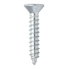 100 TORNILLOS PARA METAL 3/4PULGADA PLATA