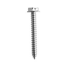 50 TORNILLOS PARA METAL 1 1/2 PULGADA PLATA