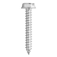 50 TORNILLOS PARA METAL 1 1/4PULGADA PLATA