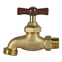 LLAVE DE JARDÍN MANUAL 1/2" DE BRONCE