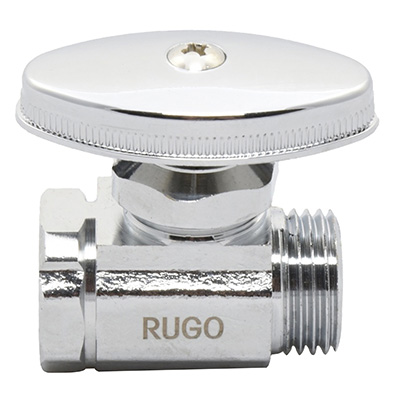 LLAVE DE CONTROL RECTA 6 X 4.8 X 2.5 CM PLATA RUGO