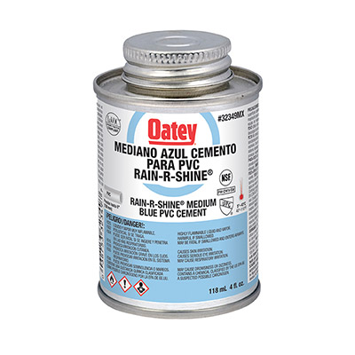 CEMENTO PARA TUBERÍA PVC 118ML SELLADO RESISTENTE AZUL
