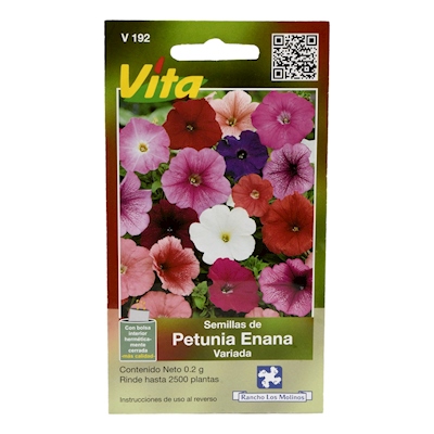 SEMILLAS DE PETUNIA ENANA DE 0.2 GR VITA