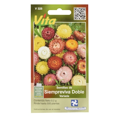 SEMILLAS DE SIEMPREVIVA DOBLE 0.2 GR MULTICOLOR VITA