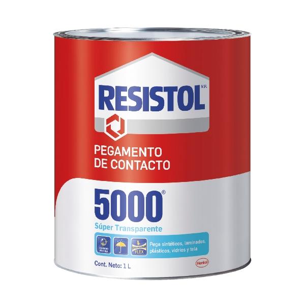 RESISTOL 5000 SÚPER TRANSPARENTE PEGAMENTE DE CONTACTO LATA 1L