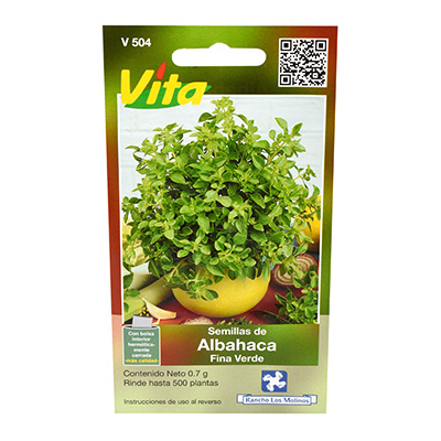 SEMILLAS DE ALBAHACA FINA 0.7 GR VITA