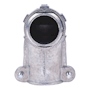 CONECTOR FLEXIBLE CURVO 3/4 DE PULGADA PLATA