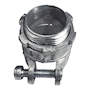 CONECTOR FLEXIBLE RECTO 3/4 DE PULGADAS PLATA