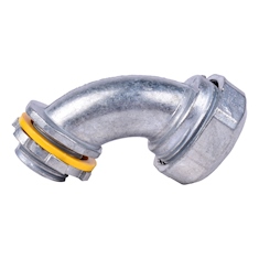 CONECTOR LIQUIDTIGHT DE 1/2 PULGADA PLATA