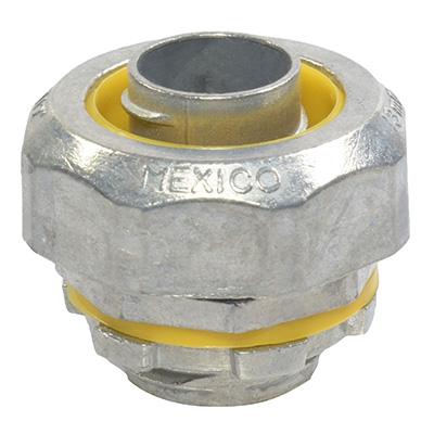 CONECTOR LIQUIDTIGHT RECTO 1/2 PULGADA PLATA