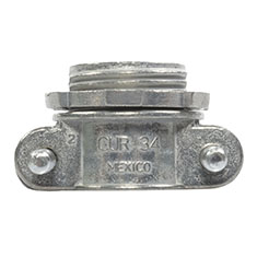 CONECTOR USO RUDO 3/4 PULGADA PLATA