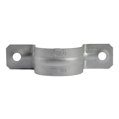 ABRAZADERA OMEGA PARA PARED DELGADA 1 1/4 DE PULGADA PLATA